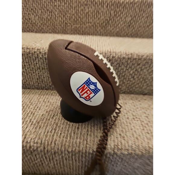 Vintage 90s Denver Broncos NFL Football Shaped Push Button Telephone Untested - Picture 4 of 10